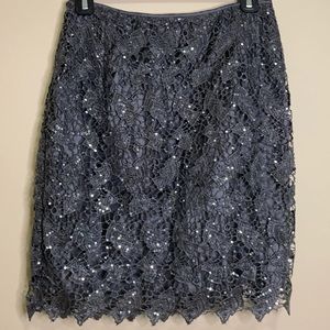 Lace and Sequined skirt!!